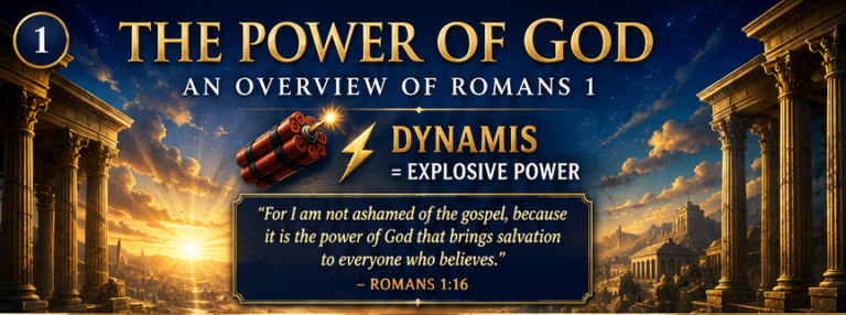 1.Book of Romans – WHAT TO believe. 1:1-11:36