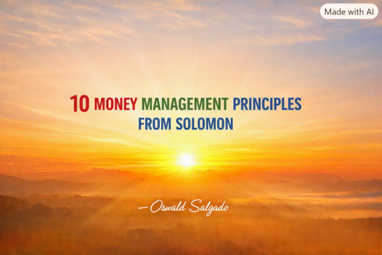 10 Money Management from the King of Solomon.