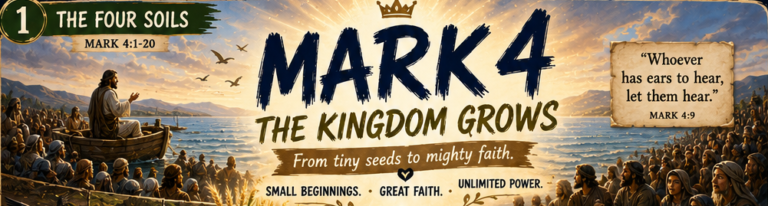11. The Book of Mark. Mark 4:30-34.Mustard Seed.