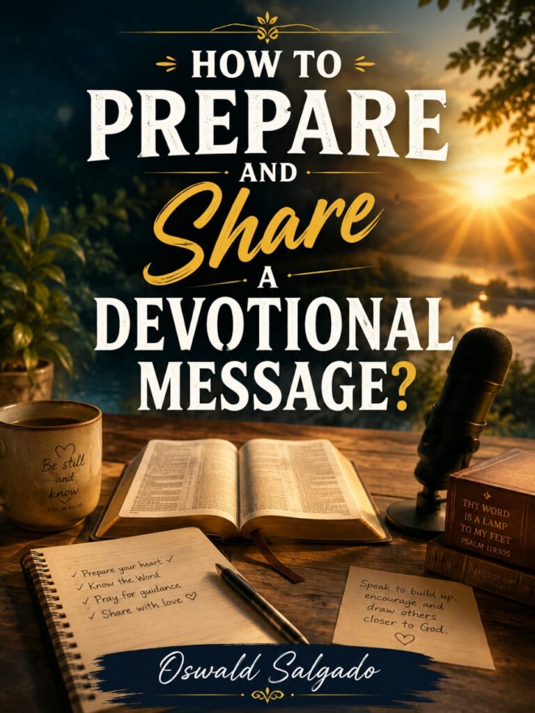 How to prepare and share a devotional message? භක්තිමත් පණිවුඩයක්  සූදානම් කර බෙදා ගන්නේ කෙසේද?